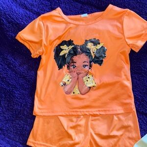 4T-5T Orange& Yellow Matching Sets